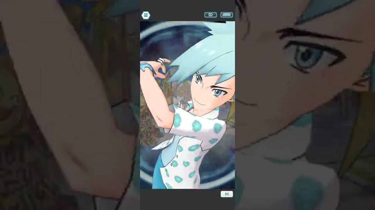 Pok&eacute;mon Masters EX: Ice/flinch team pre-sync clear versus Latios