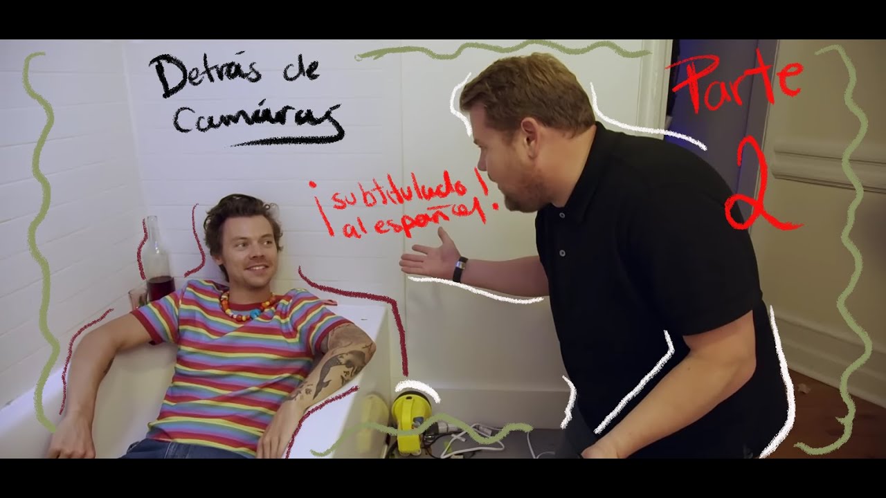 Detrás de cámaras del video de 