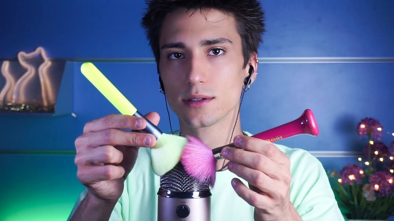 BRUSHING SPAZIALE 💜💛| ASMR ITA