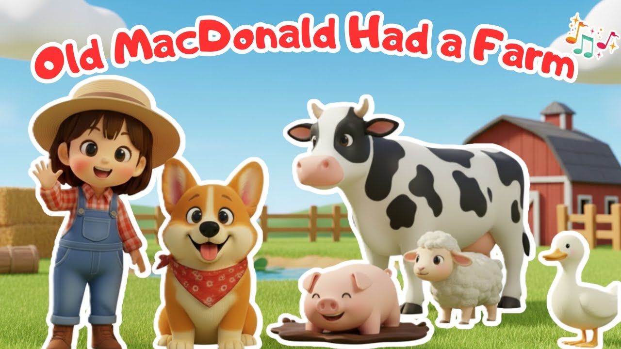 Old MacDonald Had a Farm  | Nursery Rhymes | Nea’s Learning Academy