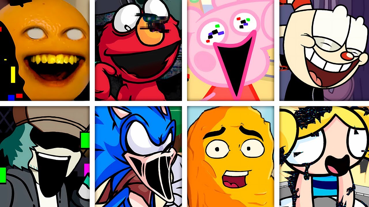 SLICED but Every Turn a Different Character Sings 🎶⚡ (FNF Vs. Annoying Orange)