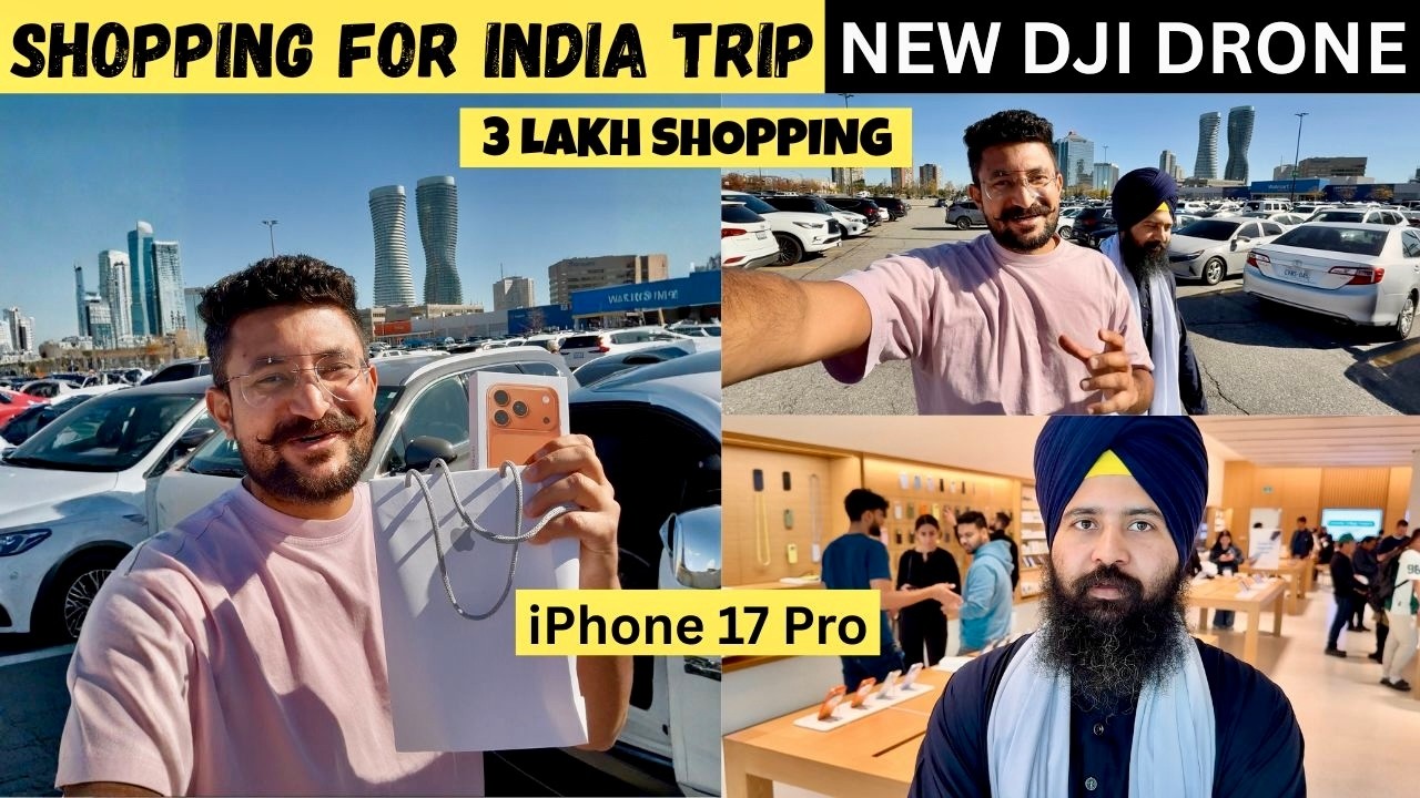 Shopping for India | Bought New iPhone 17 Pro & DJI Mini 5 Pro Drone