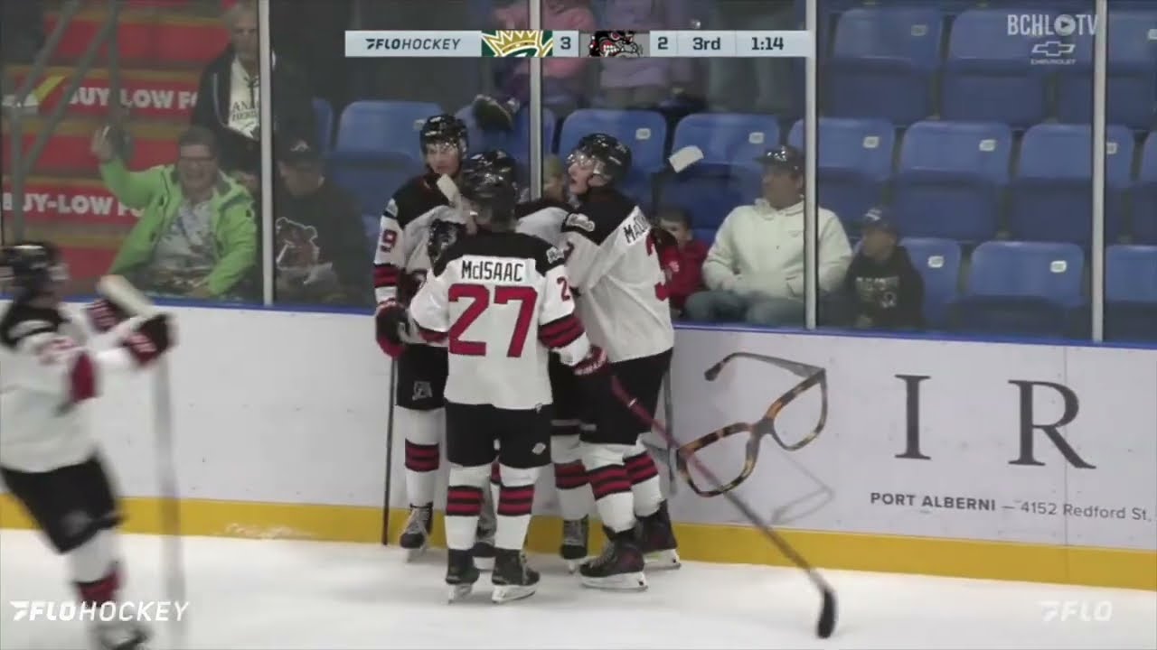 Powell River Kings 4 Alberni Valley Bulldogs 3 in OT