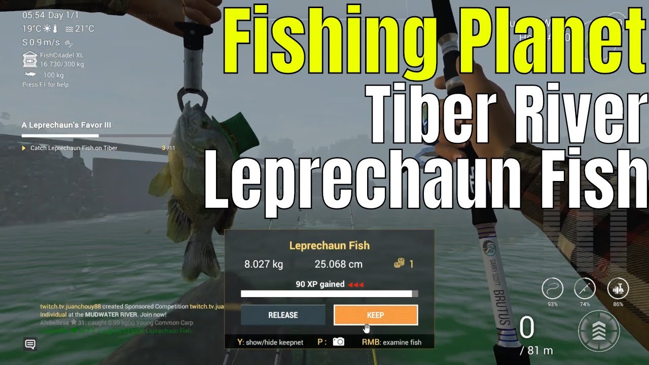 Fishing Planet | leprechaun fish, Tiber River