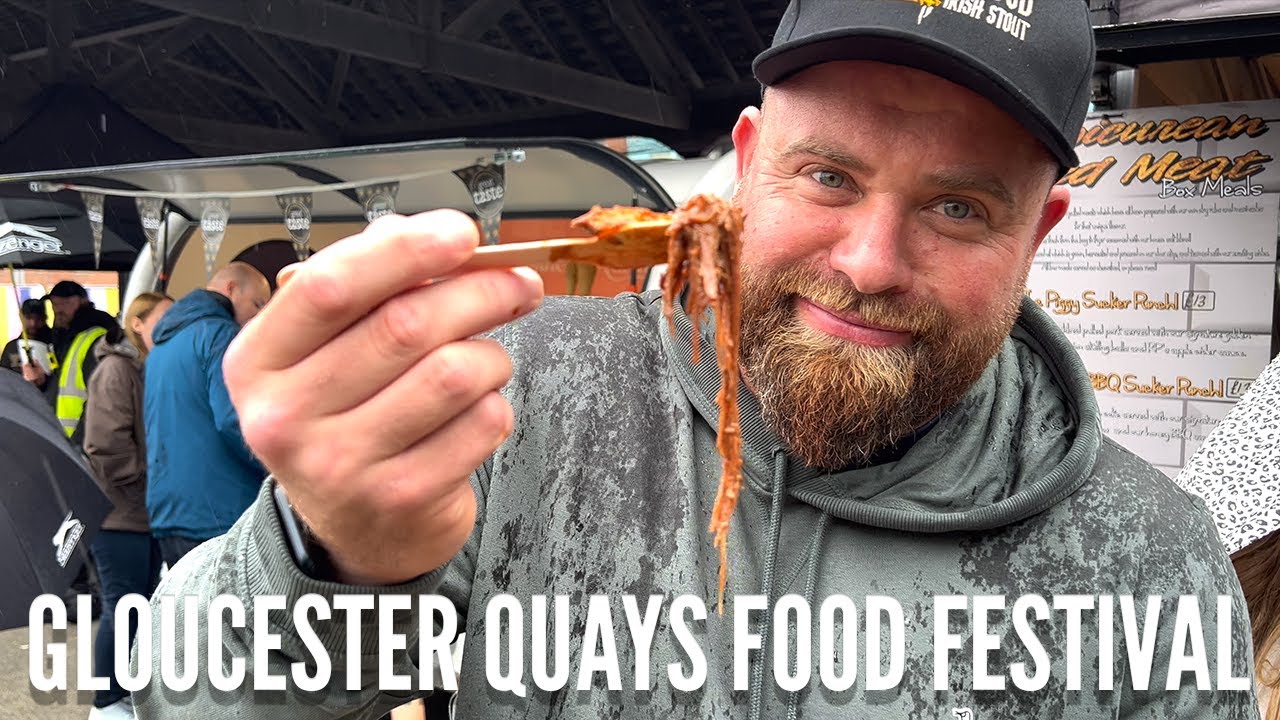 Visiting the FREE Gloucester Quays Food Festival = Food heaven!