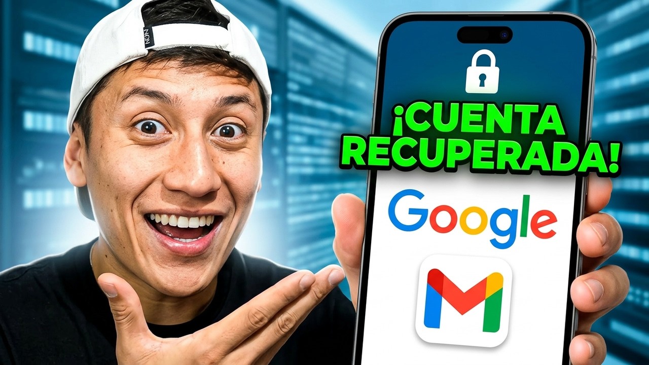 Como RECUPERAR mi CUENTA de GOOGLE GMAIL ✅  Sin contraseña, Sin numero y Sin correo