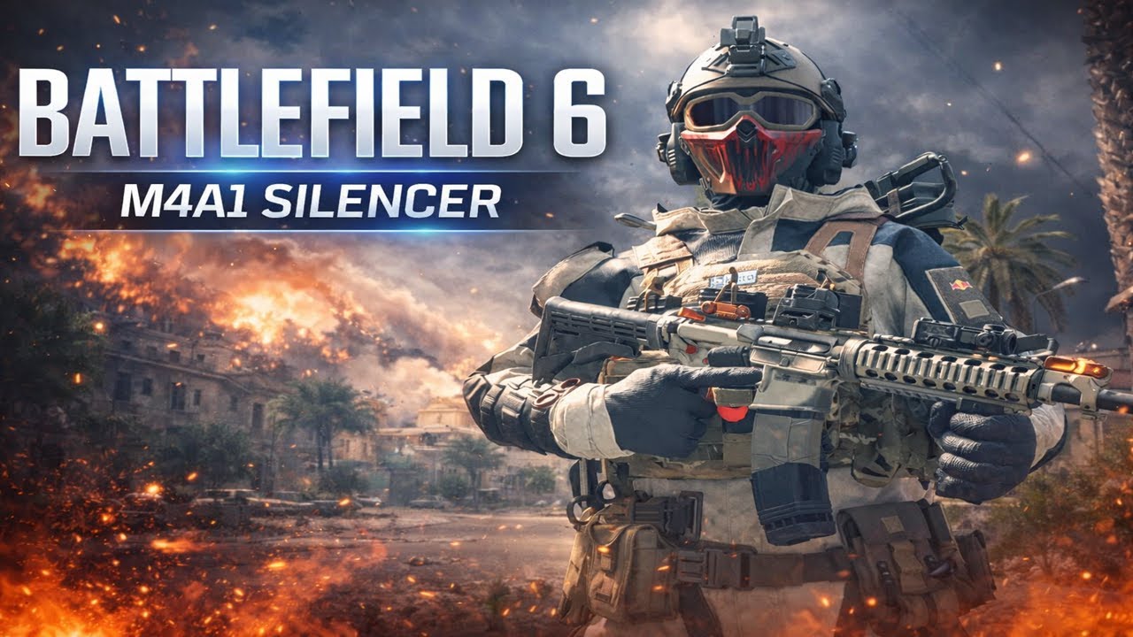 Battlefield 6 Suppressed M4A1 MVP Medic Gameplay Iberian Offensive Escalation PS5 Pro HDR 4K