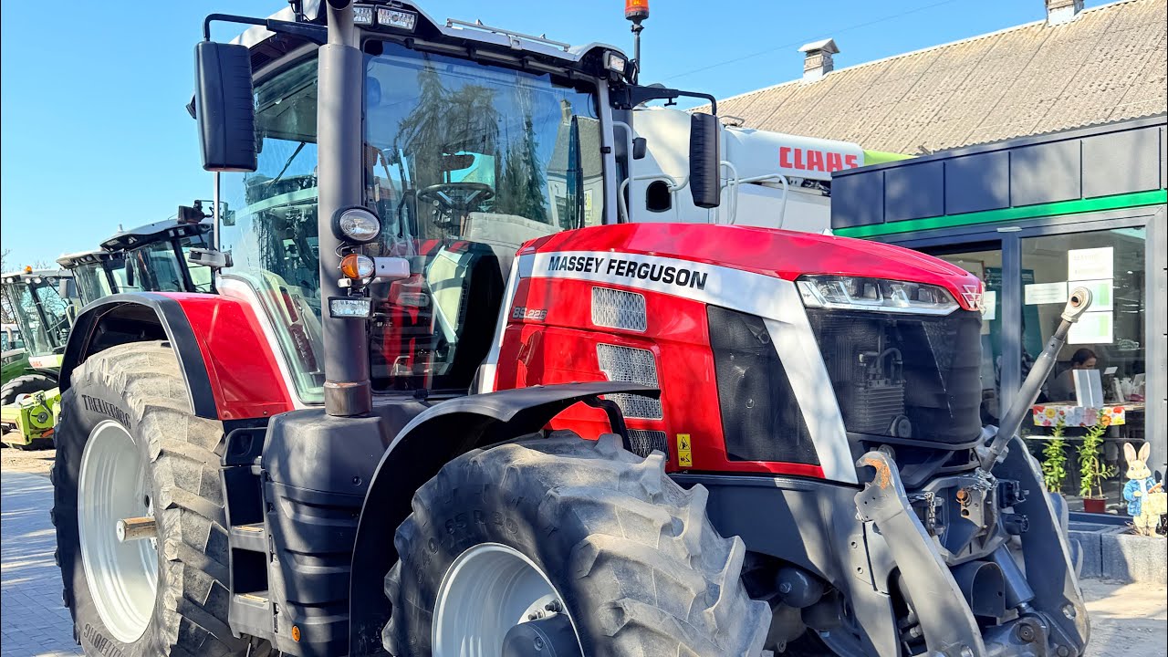 Massey Ferguson 8S.225, 2021 rok, , 245 KM, SISU 7.4 L, nawigacja, 3100 mtg, pneumatyka, zaczepy