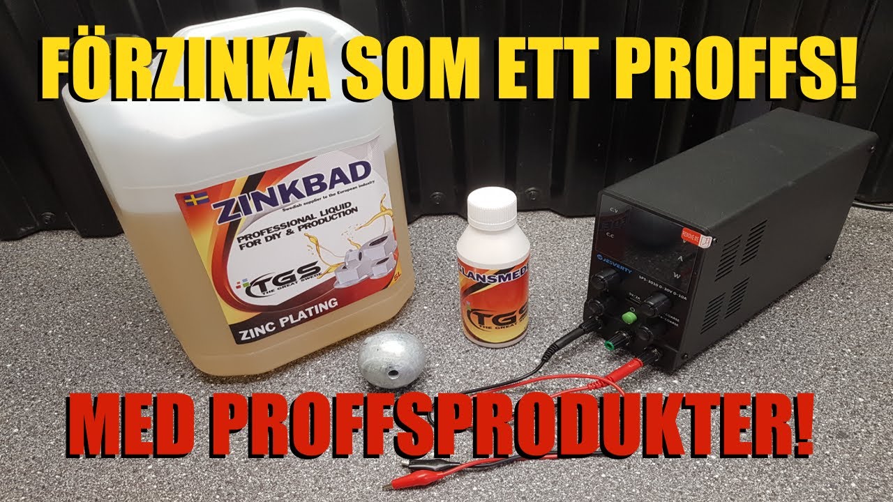 FÖRZINKA HEMMA | Med Proffsprodukter!