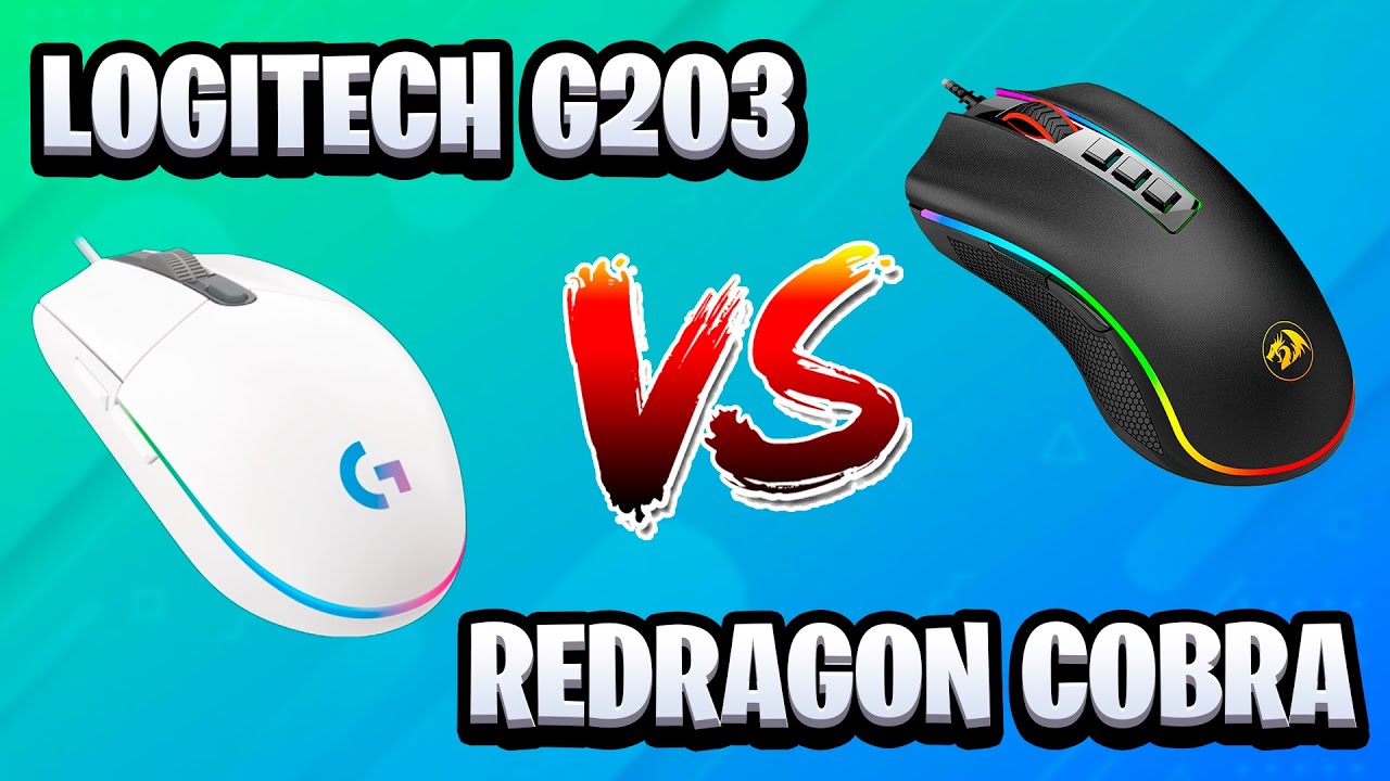 LOGITECH G203 VS REDRAGON COBRA M711 - QUAL É O MELHOR?