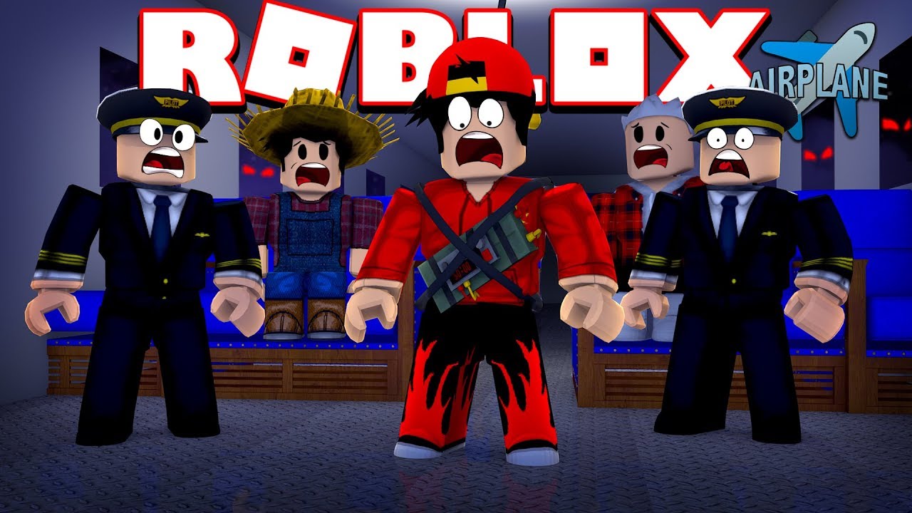 ROBLOX - SCARY CAMPING STORIES BUT ON AN AIRPLANE!!