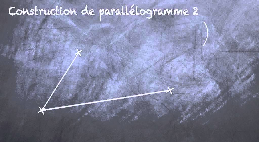 Parallélogramme, le construire au compas (5eme)
