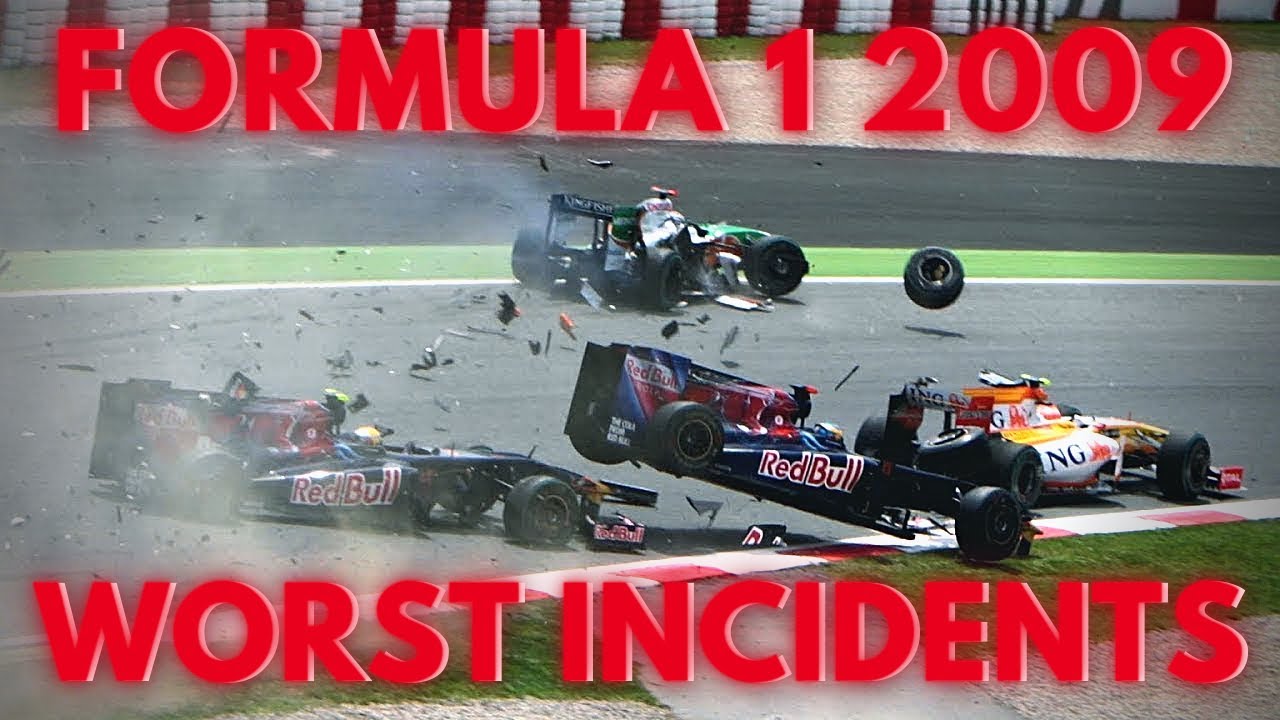F1 2009 WORST INCIDENTS!