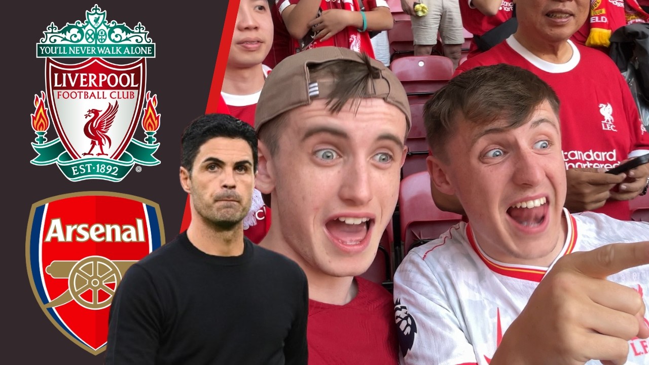 ARSENAL GUARD OF HONOUR AT ANFIELD | LIVERPOOL VS ARSENAL MATCH DAY VLOG
