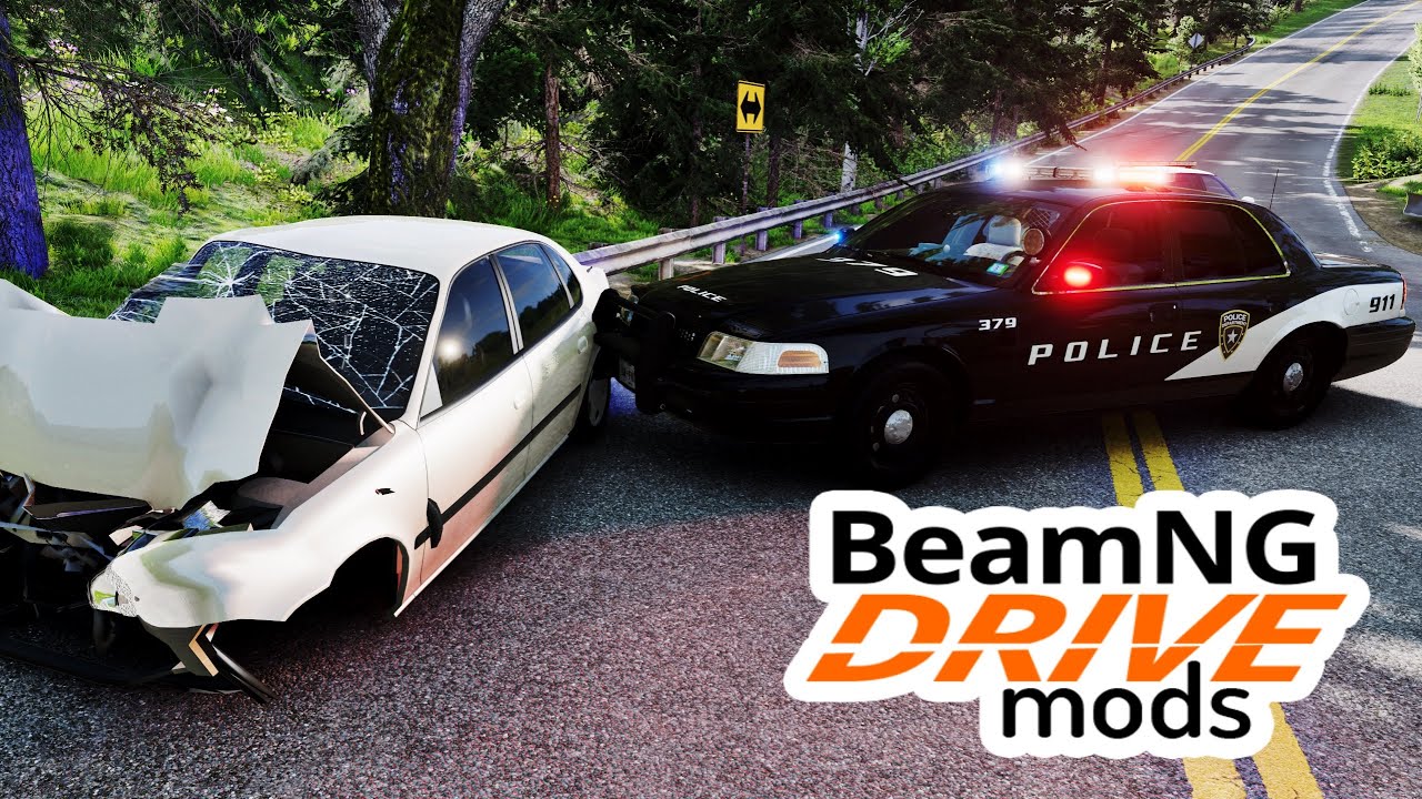 BeamNG.drive | gameplay | Crown Vic mod