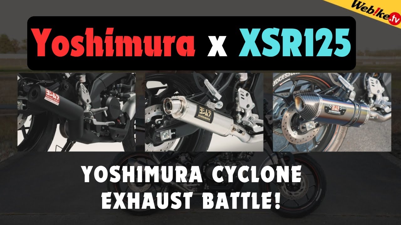 XSR125, MT-125, YZF-R125 & R15 Owners: Yoshimura Cyclone Exhaust Battle!