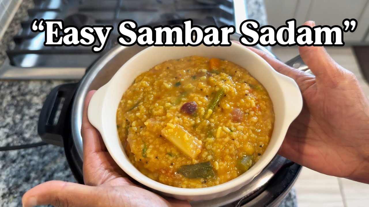 Quick & Tasty Sambar Rice in Instant Pot | Perfect Quick Meal