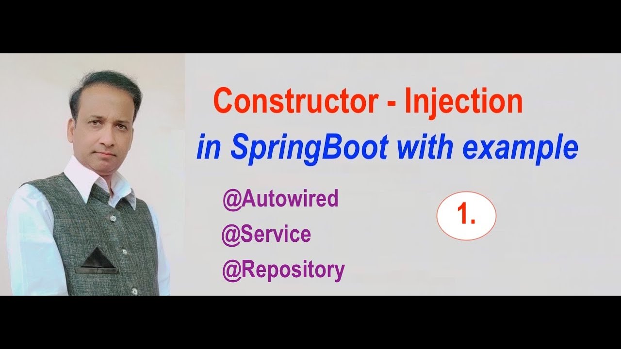 Contructor Injection  in Springboot Part-1#springboot