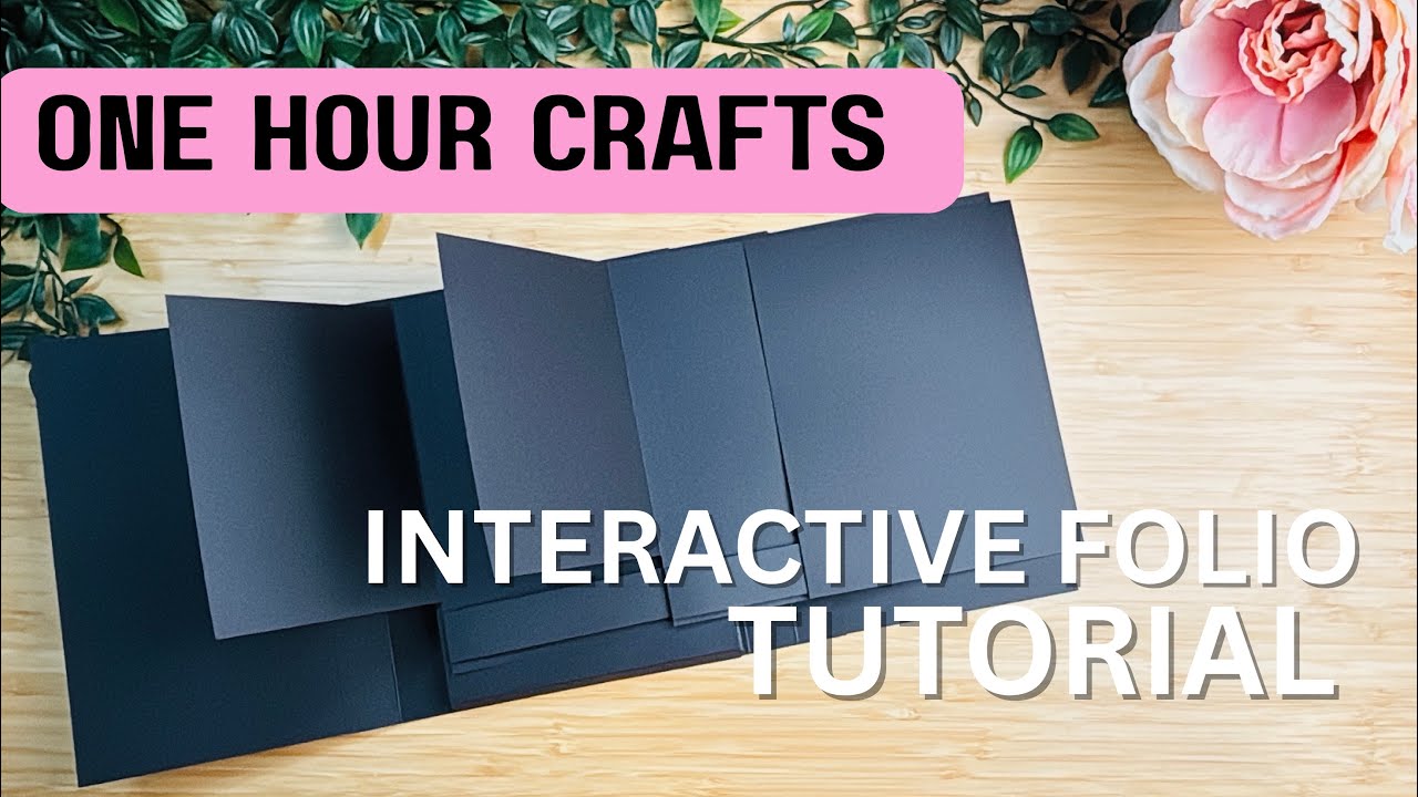 One Hour Crafting Ep. 30 | Blank Interactive Folio TUTORIAL 