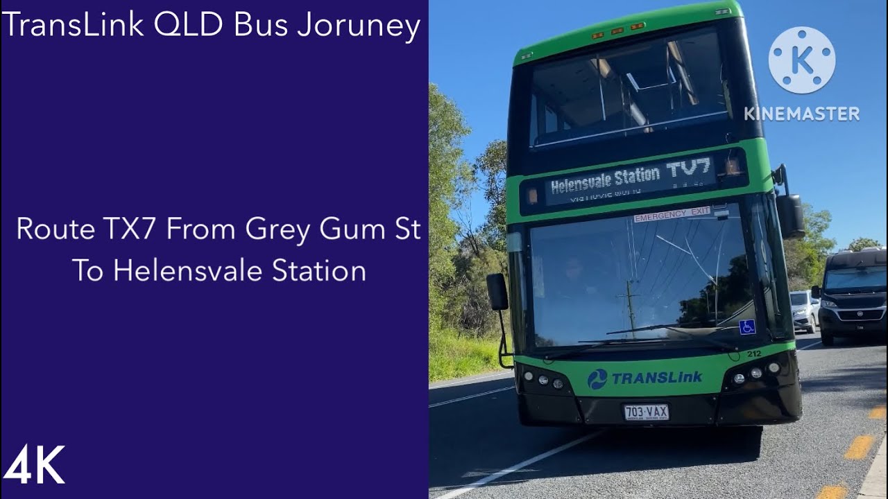 TransLink QLD Bus Journey - Route TX7 From Grey Gum St To Helensvale Station