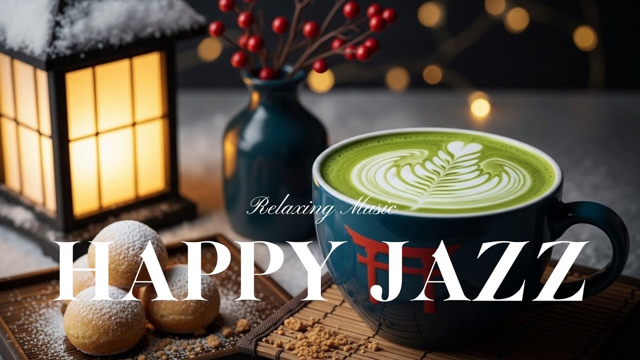 Happy January Jazz ☕ Feeling Relaxing Jazz Cafe Music & Bossa Nova Piano For Work, Study, Relax 