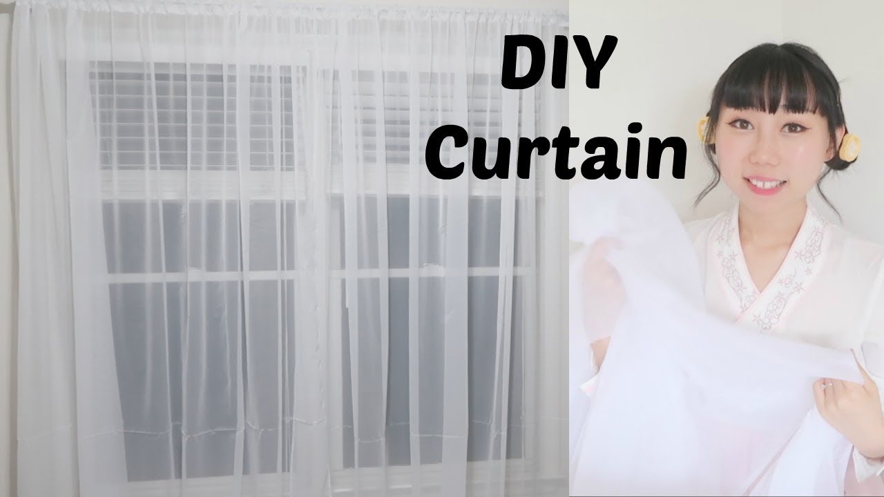 Home DIY: Make Simple Sheer Curtains – Easy Sewing Tutorial