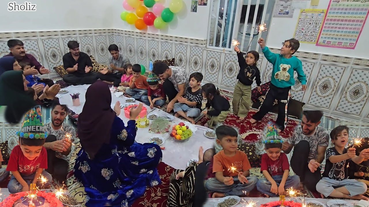 🎂❤️ A Beautiful Birthday for Hossein | Sholiz Family Celebration with Loved Ones