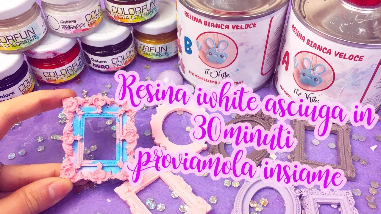 Proviamo la resina I WHITE ResinPro ASCIUGA IN 20 MINUTI !!