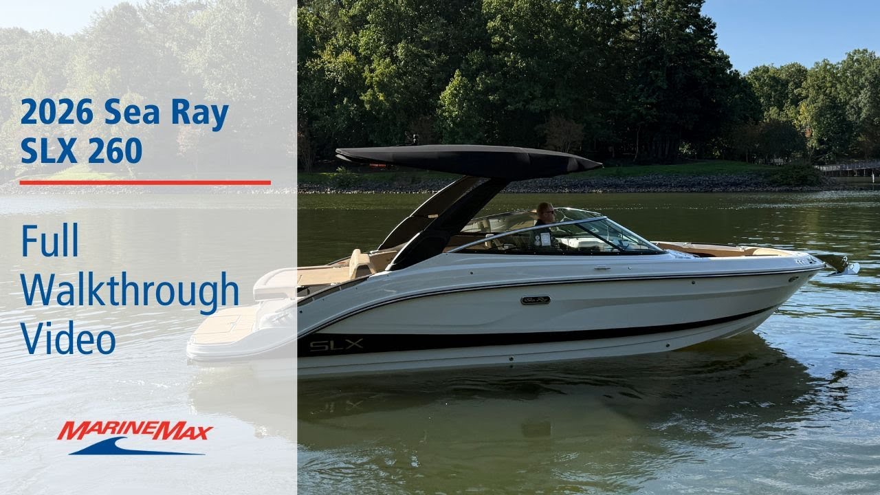 2026 Sea Ray SLX 260 | Available Now at MarineMax Lake Wylie