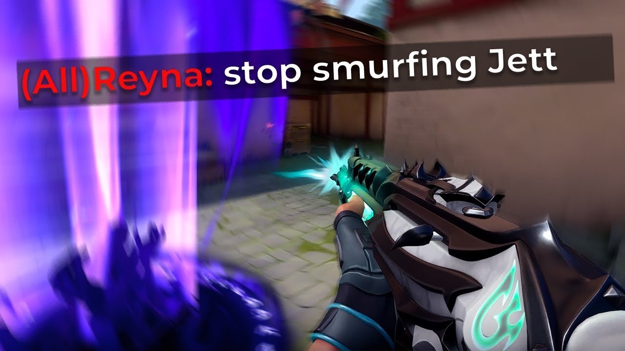 Valorant but I smurf in Radient