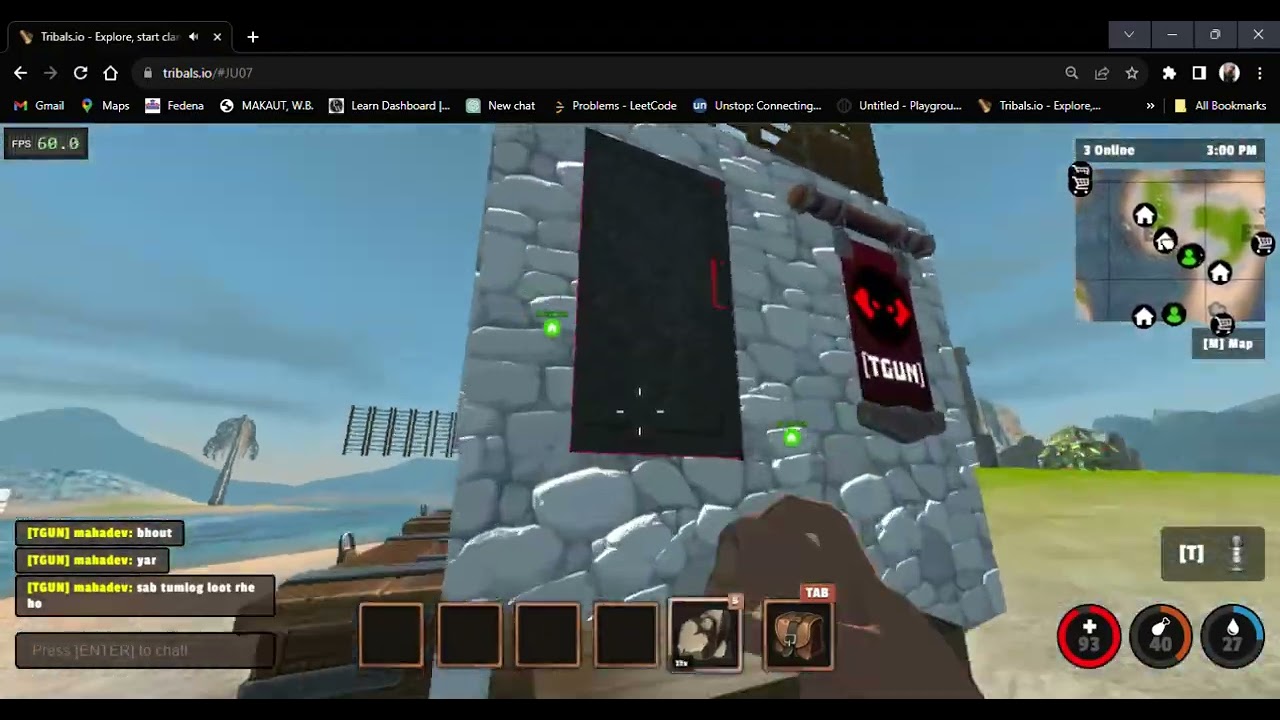 Tribals io   raiding base P-1   raiding with 6 alts :))