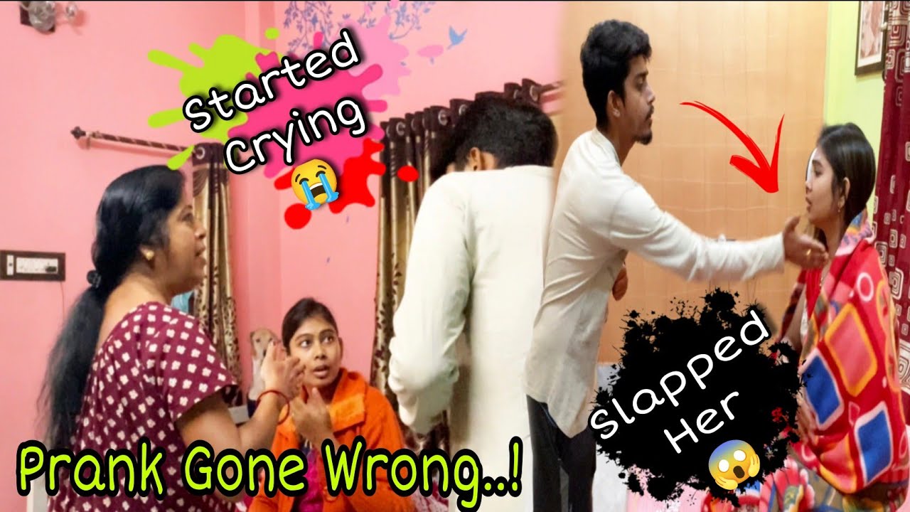 Slapping Prank on Wife Infront of Family 🤯🤓