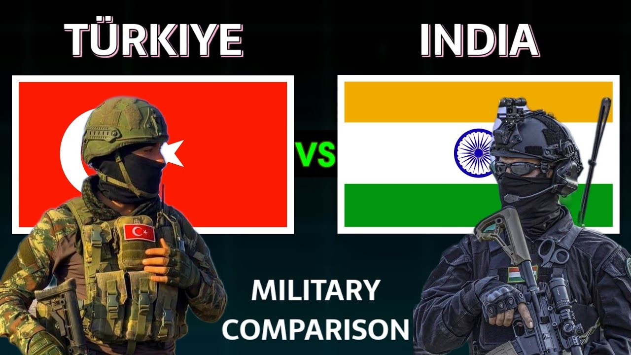 T&uuml;rkiye vs India Military Power Comparison 2025 | India vs Turkey Military Power 2025