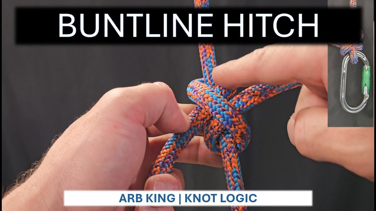 Buntline Hitch | Knot Logic | Climbing Termination Knot | Arborist Knot | Learn how to tie knots 🤙