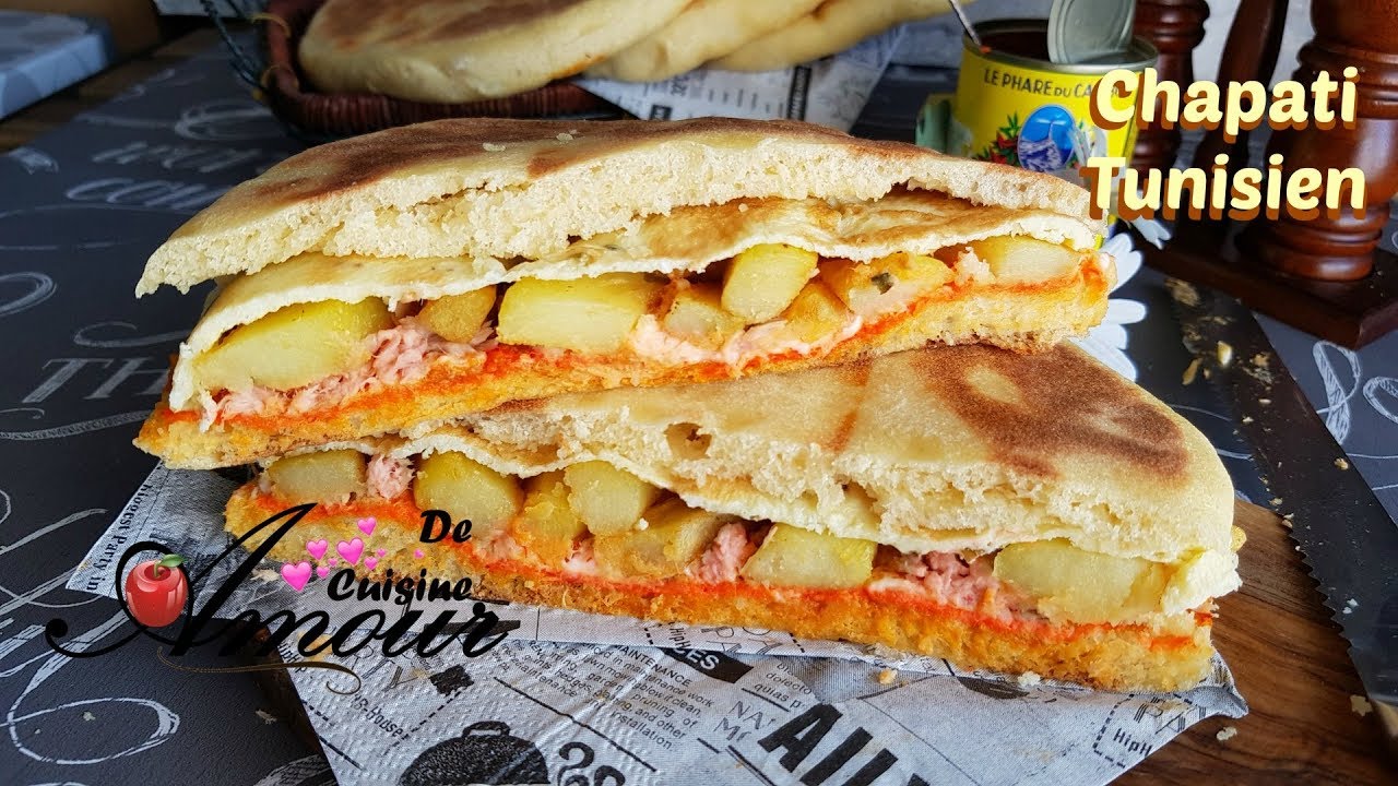 recette facile de chapati tunisien