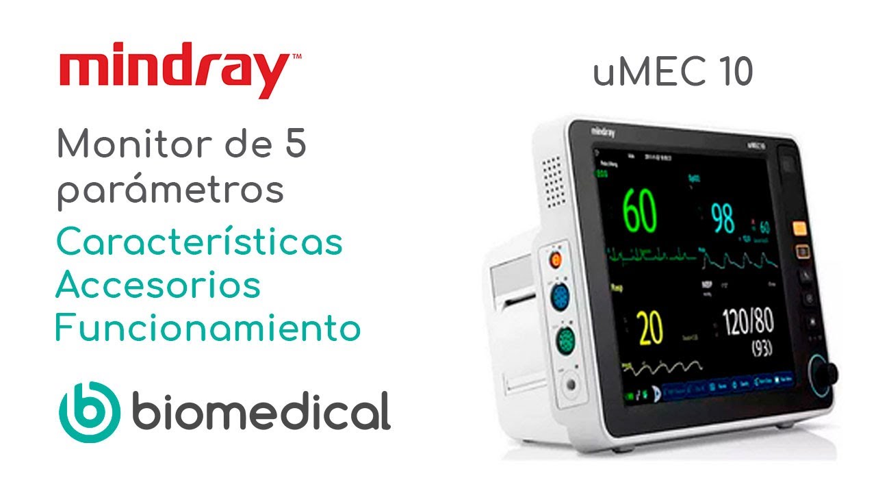 Todo lo que debes saber sobre el Monitor uMEC 10 de Mindray Características | Funcionamiento y más