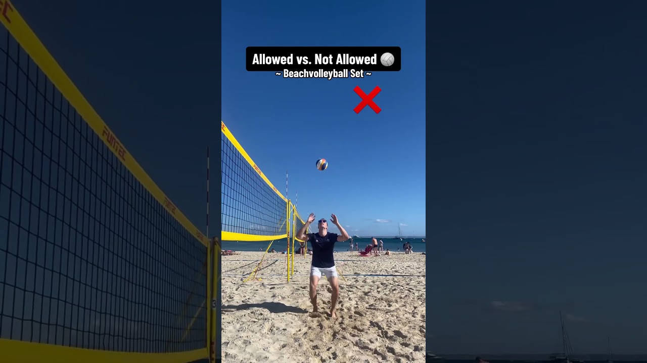 Beach Volleyball Set Technique 🏐✅ #volleyball