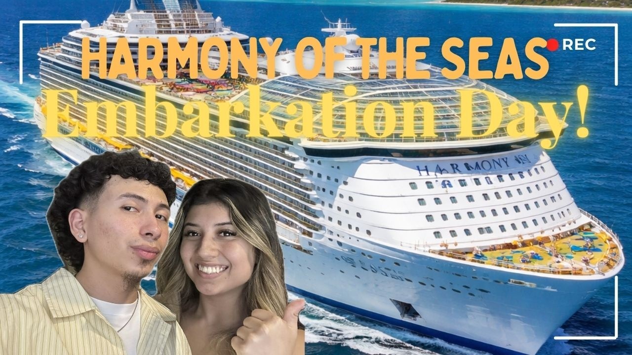 День посадки на лайнер Harmony Of The Seas! 🛳🌴 Пусть начнется праздничная атмосфера! | Видеоблог ...