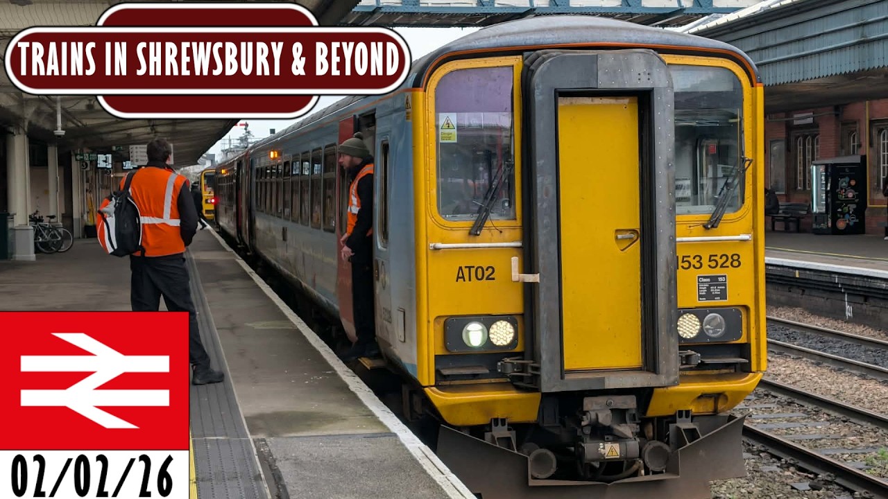 Trains In Shrewsbury 02/02/26