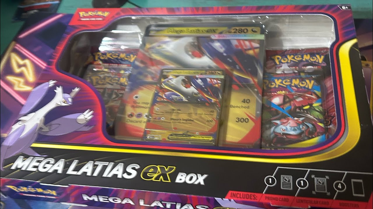 Pokémon Tcg mega latias box birthday bash part 1 the soar sky empress 