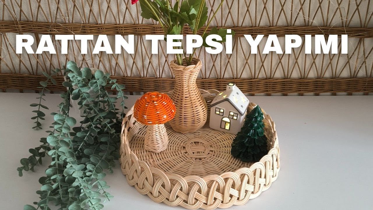 RATTAN TEPSİ YAPIMI | Tepsilerde Yapılan En Büyük Hata ve Zemin Oturtma Tekniği