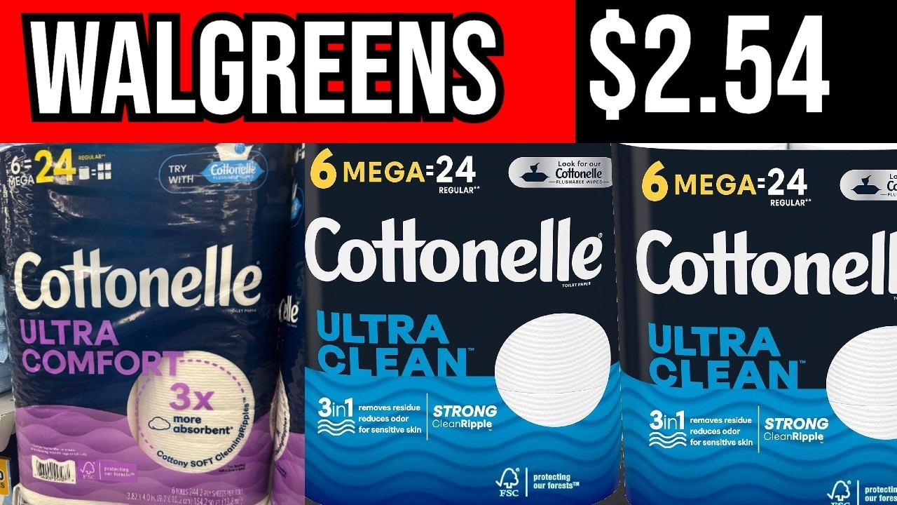 Walgreens **$2.54 COTTONELLE** DOUBLE STACK until JULY 11!