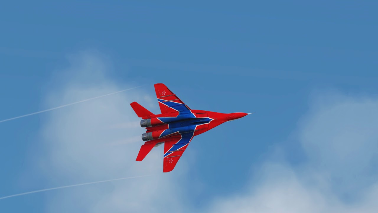 Mig-29 Swifts solo flight (Dmitry Kosorukov MAKS 2019)