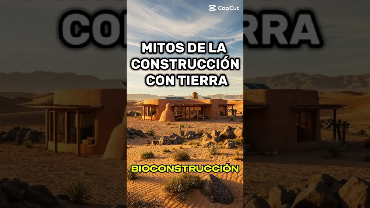 MITOS DE LA CONSTRUCCION CON TIERRA #bioconstrucci&oacute;n #arquitecturasostenible #medioambiente