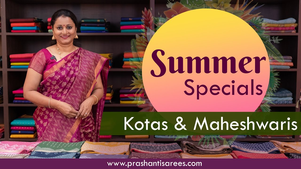 Kota Dorias & Maheshwari Silk Cottons | Prashanti | 04 June 2023