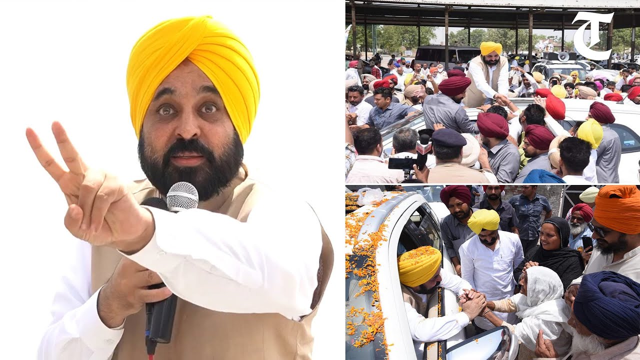 Bhagwant Mann hits the AAP’s campaign trail for Sangrur by polls with a roadshow