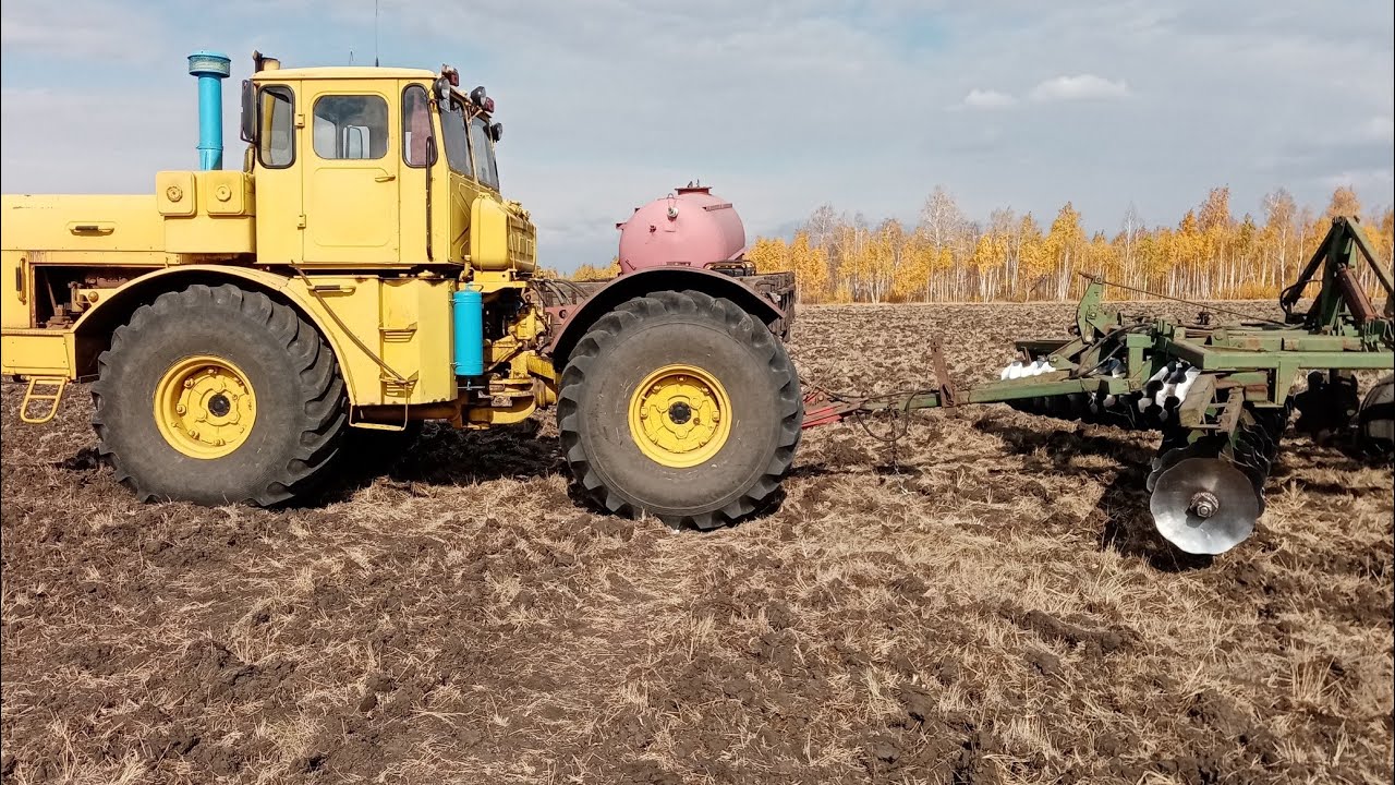 Дискуем залеж. К - 701# МТЗ 952.3# БДТ