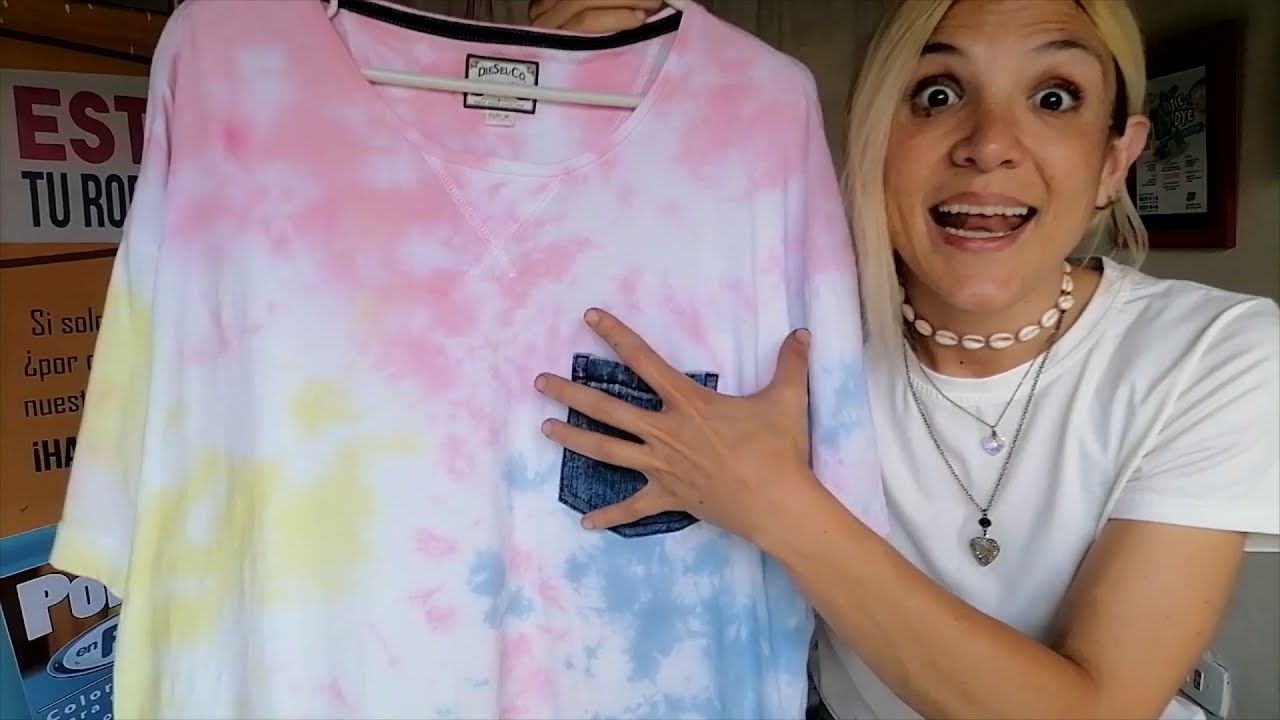 Tie-Dye FÁCIL: Técnica CRUMPLE / ARRUGADO 🌈
