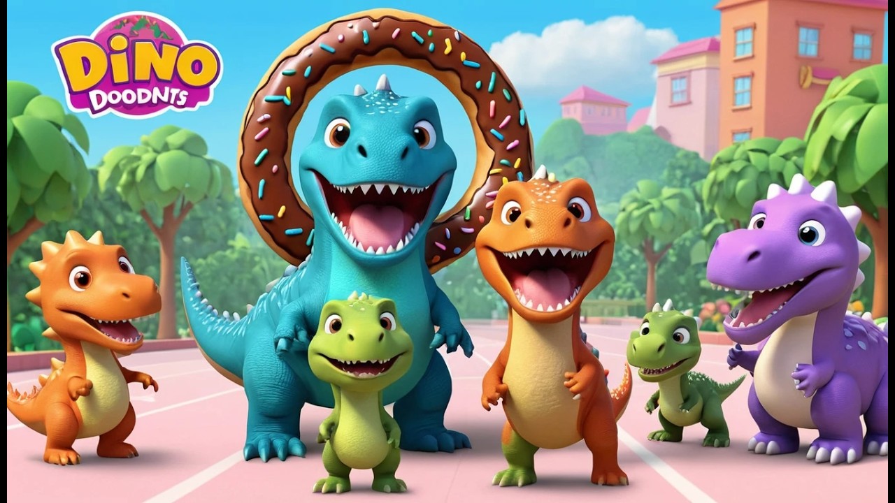 Катастрофа с пончиками от Dino Doodle! 🦖