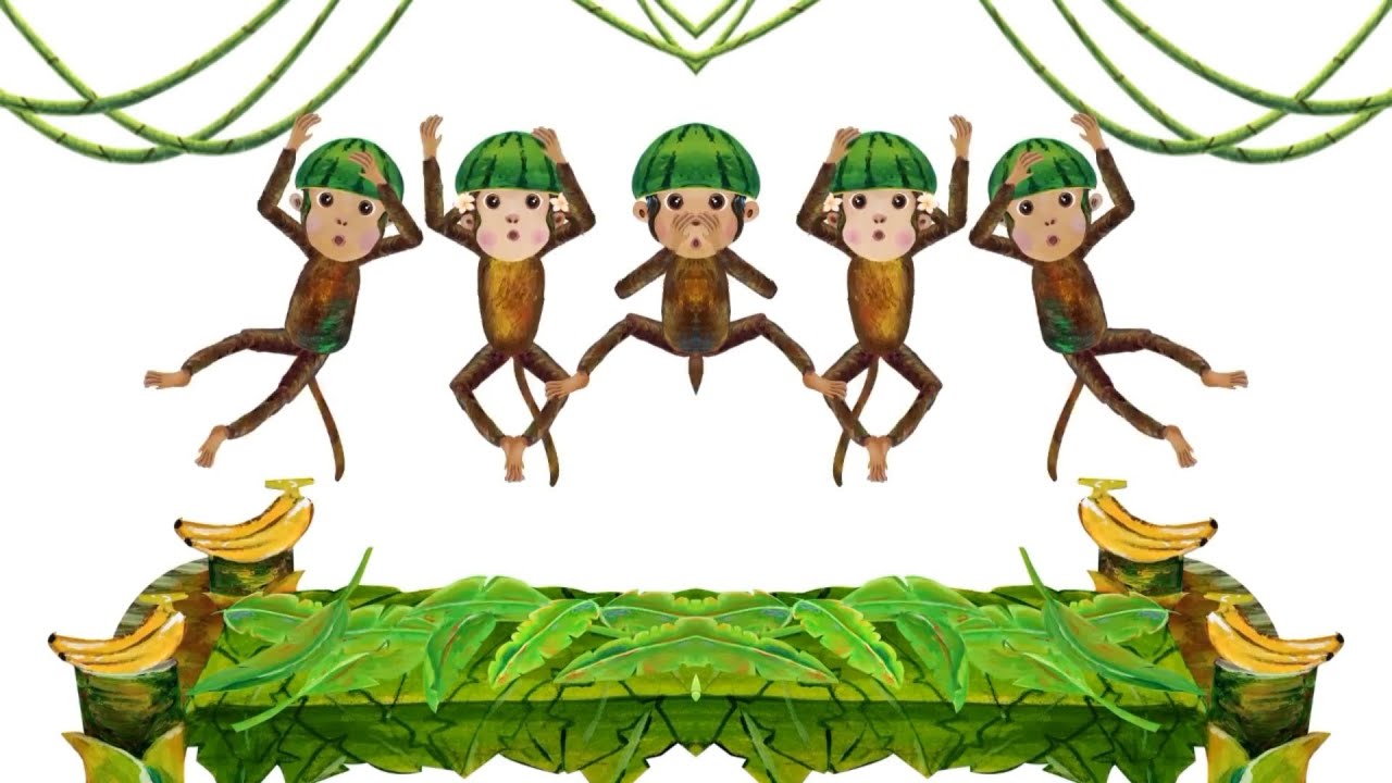 Five Little Monkeys jumping on the bed (Sponsored by preview 2 effects)